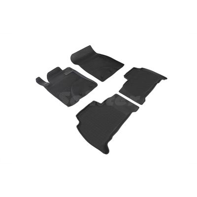 Резиновые коврики с высоким бортом для Toyota Land Cruiser 300 2021-н.в.