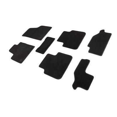 Ворсовые коврики LUX для Volkswagen Teramont (7 мест) 2018-н.в.