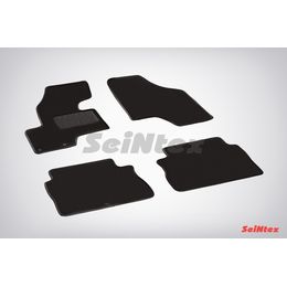 Ворсовые коврики LUX для Hyundai Santa Fe II (педаль газа из пола) 2010-2012
