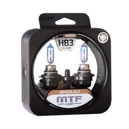 Галогенные автолампы MTF Light серия IRIDIUM HB3(9005), 12V, 65W, комплект