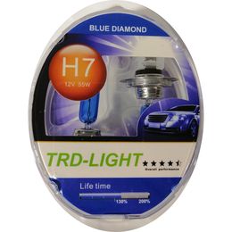 Галогенные автолампы H7 (PX26d) TRD Blue Diamond 12 В 55 Вт, комплект ламп (2 шт.)