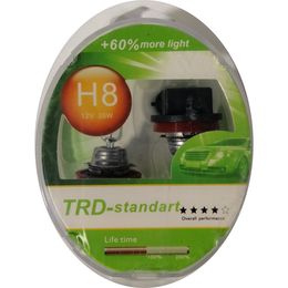Галогенные автолампы H8 (PGJ19-1) TRD +60% (Standart) 12 В 35 Вт, комплект ламп (2 шт.)