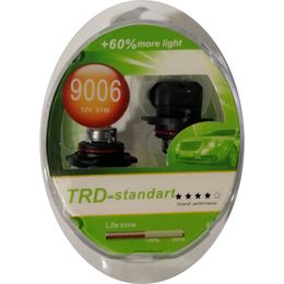 Галогенные автолампы HB4 (9006) (P22d) TRD +60% (Standart) 12 В 55 Вт, комплект ламп (2 шт.)