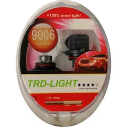 Галогенные автолампы HB4 (9006) (P22d) TRD +150% 12 В 55 Вт, комплект ламп (2 шт.)