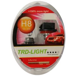 Галогенные автолампы H8 (PGJ19-1) TRD +150% 12 В 35 Вт, комплект ламп (2 шт.)