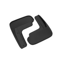 Брызговики для Hyundai Solaris I Рестайлинг седан 2014-2017, резиновые брызговики, Задние