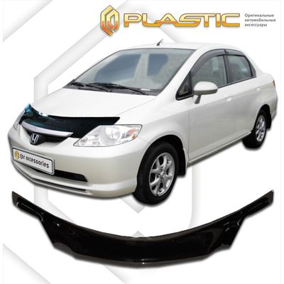 Дефлектор капота на HONDA FIT ARIA D-6,7,8,9 2002-2004