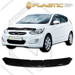 Дефлектор капота на HYUNDAI SOLARIS ХЕТЧБЭК 2011-2013