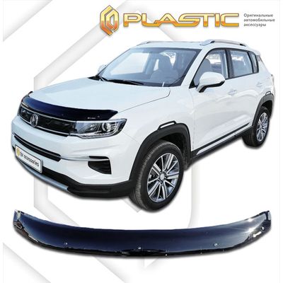 Дефлектор капота (Мухобойка) на CHANGAN CS35 PLUS 2019-, отбойник на капот