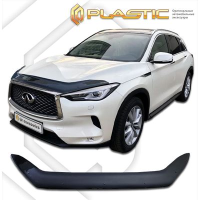 Дефлектор капота (Мухобойка) на INFINITI QX50 P71A 2017-, отбойник на капот