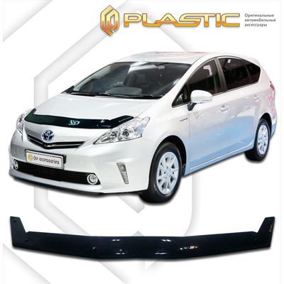 Дефлектор капота на TOYOTA PRIUS A 2011-2014