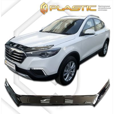 Дефлектор капота (Мухобойка) на FAW BESTURN X80 2018-, отбойник на капот
