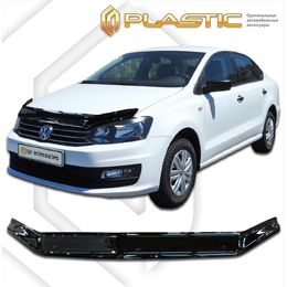 Дефлектор капота на VOLKSWAGEN POLO СЕДАН 2015-н.в.