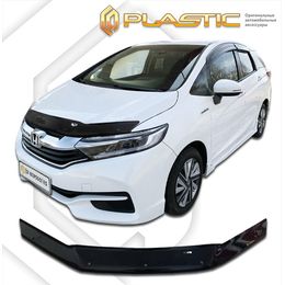 Дефлектор капота (Мухобойка) на HONDA SHUTTLE GP7 GP8 GK8 GK9 2015-, отбойник на капот