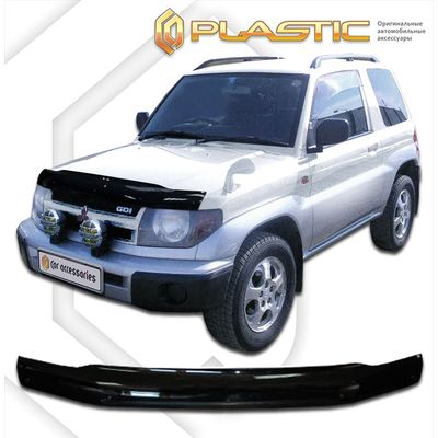 Дефлектор капота на MITSUBISHI PAJERO IO H61-H77 5-door, С объемом двигателя 1,8 л. 1998-2007