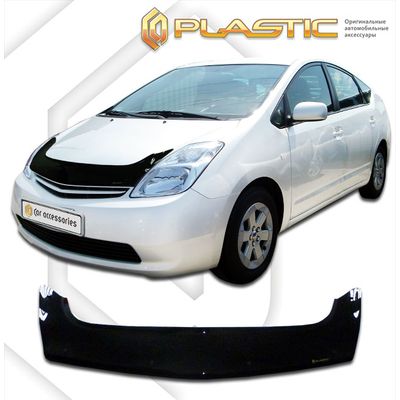 Дефлектор капота на TOYOTA PRIUS ПРАВЫЙ РУЛЬ NHW20 2003-2011