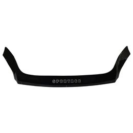 Дефлектор капота (Мухобойка) на KIA SPORTAGE II 2004-2010, 2009- сборка в Калининграде, отбойник на капот, длинный