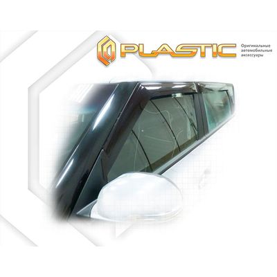 Дефлекторы окон для KIA SOUL 2017-, ветровики накладные