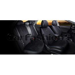 Накидки на сиденья автомобиля MONACO PLUS комплект, велюр/экокожа, чёрный, чёрный, синий, синий Накидки на сиденья автомобиля MONACO PLUS комплект, велюр/экокожа, чёрный, чёрный, синий, синий