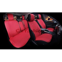 Накидки на сиденья автомобиля VERONA PLUS комплект, шёлк, красный
