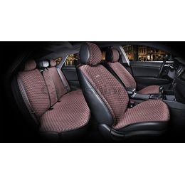 Накидки на сиденья автомобиля PALERMO PLUS комплект, капрон, коричневый