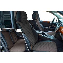 Накидки на сиденья автомобиля BULLET PLUS комплект, велюр, серый