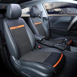 Накидки на сиденья автомобиля ECO CORD передние, комбинированный, чёрный, оранжевый