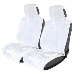 Накидки на сиденья автомобиля ARCTICA передние, искусственный мех, белый
