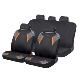 Накидки на сиденья автомобиля VIPER GLOSSY комплект, полиэстер, оранжевый