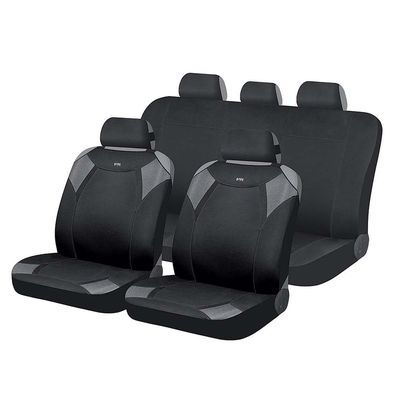 Накидки на сиденья автомобиля VIPER комплект, полиэстер, чёрный, чёрный, серый
