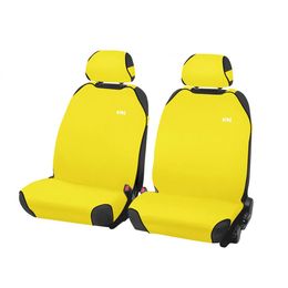 Накидки на сиденья автомобиля PERFECT FRONT передние, трикотаж, жёлтый