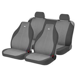 Накидки на сиденья автомобиля SHUTTLE комплект, трикотаж, светло-серый, тёмно-серый