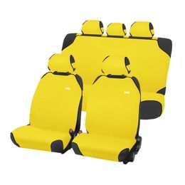 Накидки на сиденья автомобиля PERFECT PLUS комплект, трикотаж, жёлтый