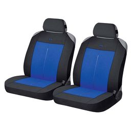 Накидки на сиденья автомобиля VERTICAL FRONT передние, полиэстер, синий, чёрный, синий, синий