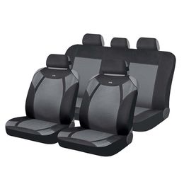 Накидки на сиденья автомобиля VIPER комплект, полиэстер, серый, чёрный, серый