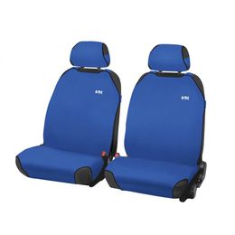 Накидки на сиденья автомобиля PERFECT FRONT передние, трикотаж, синий