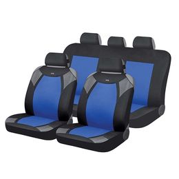 Накидки на сиденья автомобиля VIPER комплект, полиэстер, синий, чёрный, серый