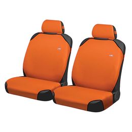 Накидки на сиденья автомобиля PERFECT FRONT передние, трикотаж, оранжевый