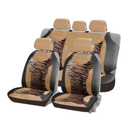 Накидки на сиденья автомобиля SAFARI PLUS комплект, трикотаж, тигр