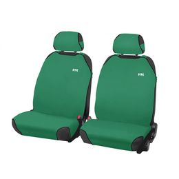 Накидки на сиденья автомобиля PERFECT FRONT передние, трикотаж, зелёный