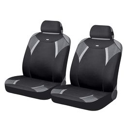 Накидки на сиденья автомобиля VIPER GLOSSY FRONT передние, полиэстер, серебристый