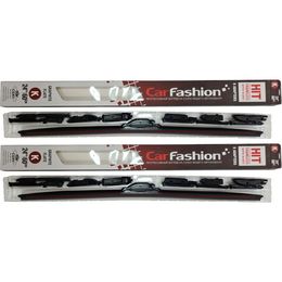 Щётки стеклоочистителя для Volkswagen Transporter T5 пикап двойная кабина 2003-2009, дворники на Фольксваген Транспортер комплект CarFashion HIT бескаркасные - водительский 600 мм, пассажирский 600 мм (24 / 24 дюймов)