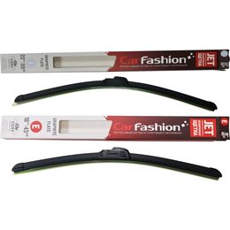 Щётки стеклоочистителя для Hyundai Coupe I (RD) купе 1996-1999, дворники на Хендай Купе комплект CarFashion JET бескаркасные - водительский 550 мм, пассажирский 450 мм (22 / 18 дюймов)