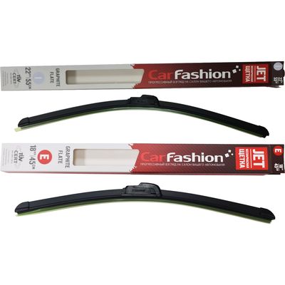 Щётки стеклоочистителя для Hyundai Coupe I (RD) купе 1996-1999, дворники на Хендай Купе комплект CarFashion JET бескаркасные - водительский 550 мм, пассажирский 450 мм (22 / 18 дюймов)