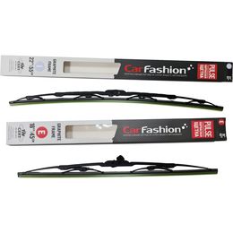 Щётки стеклоочистителя для Ford Festiva II хэтчбек 5 дв. 1993-2000, дворники на Форд Фестива комплект CarFashion PULSE каркасные - водительский 550 мм, пассажирский 450 мм (22 / 18 дюймов)