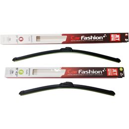 Щётки стеклоочистителя для Ford Fusion (North America) I седан 2005-2012, дворники на Форд Фьюжн (северная америка) комплект CarFashion JET бескаркасные - водительский 600 мм, пассажирский 475 мм (24 / 19 дюймов)