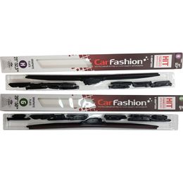 Щётки стеклоочистителя для Ford Maverick I внедорожник 5 дв. 1993-1998, дворники на Форд Маверик комплект CarFashion HIT бескаркасные - водительский 525 мм, пассажирский 500 мм (21 / 20 дюймов)