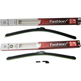 Щётки стеклоочистителя для Ford Mondeo III лифтбек 2000-2003, дворники на Форд Мондео комплект CarFashion JET бескаркасные - водительский 550 мм, пассажирский 500 мм (22 / 20 дюймов)
