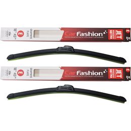 Щётки стеклоочистителя для Ford Ranger (North America) II пикап полуторная кабина 1993-1997, дворники на Форд Рейнджер комплект CarFashion JET бескаркасные - водительский 450 мм, пассажирский 450 мм (18 / 18 дюймов)