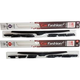 Щётки стеклоочистителя для Geely CK (Otaka) I седан 2005-2009, дворники на Джили ЦК Отака комплект CarFashion HIT бескаркасные - водительский 525 мм, пассажирский 450 мм (21 / 18 дюймов)